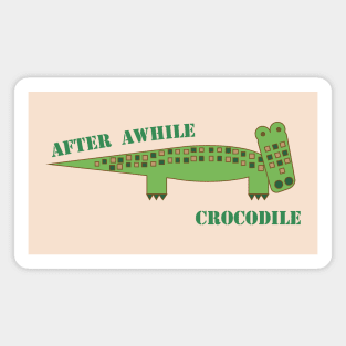 Abigail's Safari Crocodile Lispe Magnet